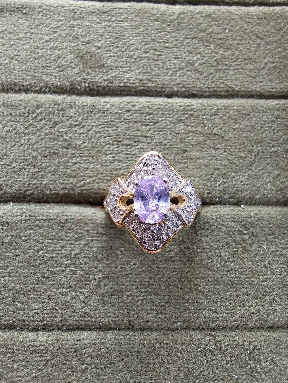 Vintage Gold Plated Ring Size 5